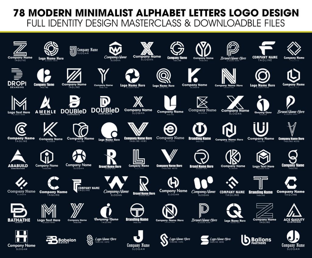Top 78 Modern Minimalist Letters Minimal Logo Design Espere Camino with Warten Weg