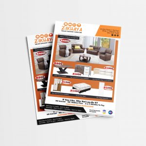 Modern Furniture Flyer Design Template PSD File