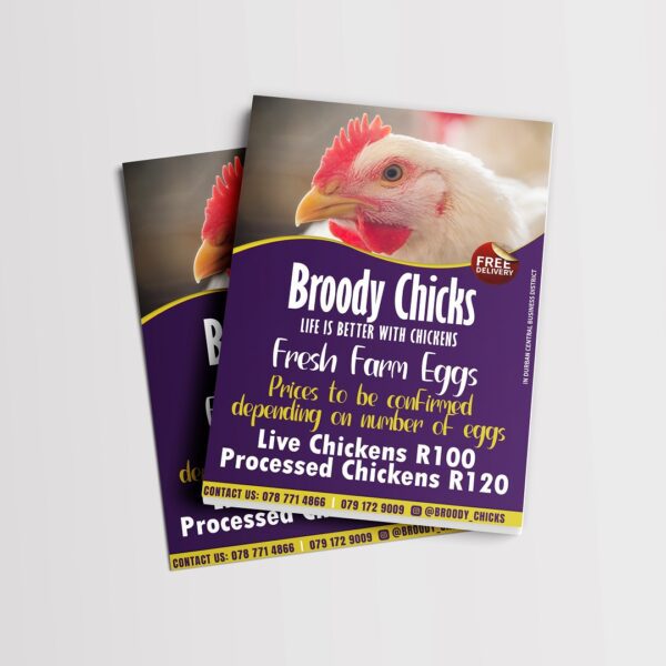 Download Chicken Advertisement Flyer Template No.1 PSD File