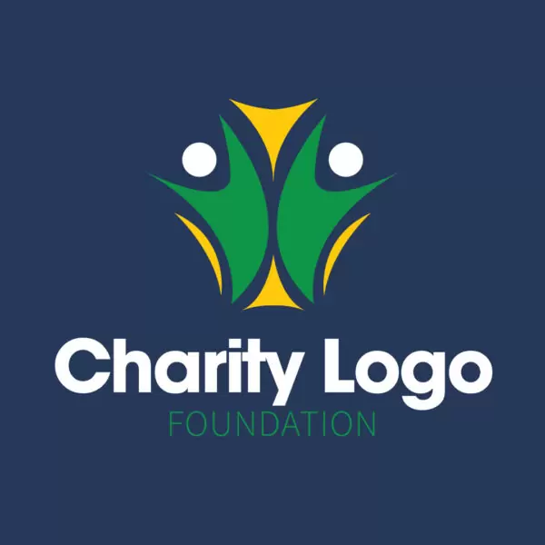 Modern Charity Foundation Logo Design Template