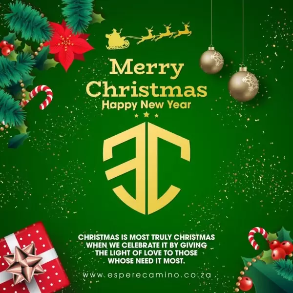 digital Christmas poster template