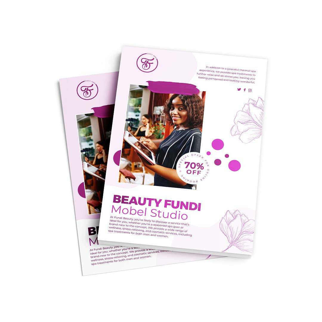 Download Stunning Beauty Salon Flyer Design Template PSD Mzansi Magazine