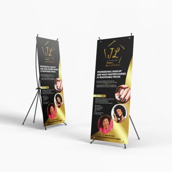 Download Beauty And Natural Cosmetics Roll Up Banner Design Template