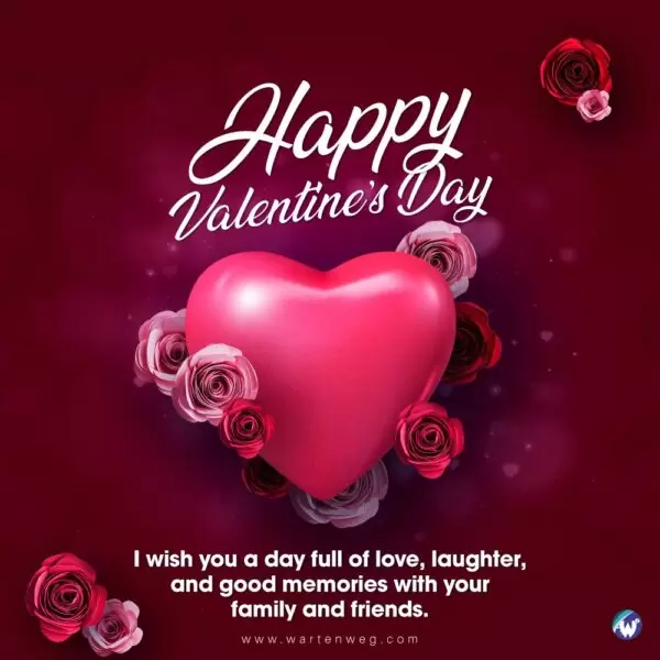 Template for Valentines Day Poster Design Download