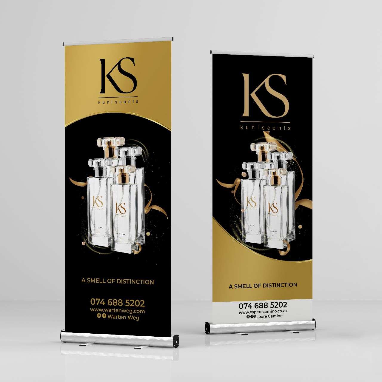 Perfume Pull-Up Banner Template PSD File - Free Product Design Templates: Download the Best 5 Templates Now