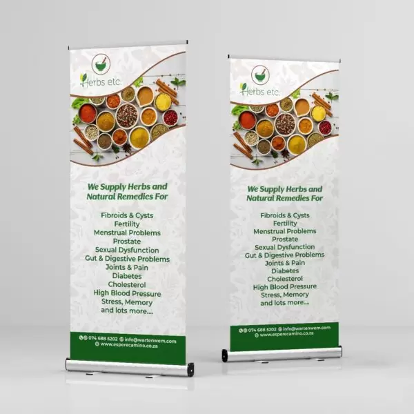 Download HealthCare Pull Up Banner Template PSD File